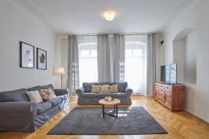 Posezení v ubytování Charles Bridge Suites