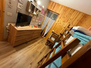 TV a/nebo společenská místnost v ubytování Piccola Marmotta + 20 fotografií
