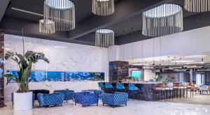 Ein Sitzbereich in der Unterkunft Grand Hotel Adriatic II