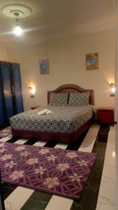 Hotel Riad Tetouan客房内的一张或多张床位