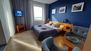 Posteľ alebo postele v izbe v ubytovaní Apartament Sympatia Kołobrzeg Etna Polonia 718