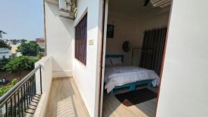 Balkón nebo terasa v ubytování Kasha Homestay + 37 fotografií