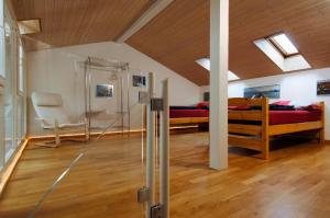 Postel nebo postele na pokoji v ubytování Luxury Apartments Justingerweg Bern