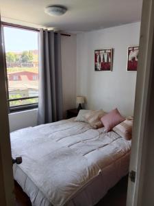 Postel nebo postele na pokoji v ubytování Vista Montemar 1D 1B
