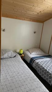 Postel nebo postele na pokoji v ubytování Chalet DODO