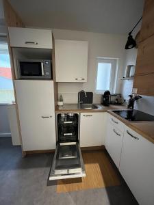 Kuchyň nebo kuchyňský kout v ubytování L'abysse - Appartement indépendant