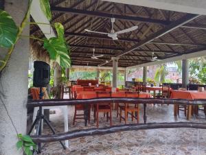 Restaurace v ubytování Playa Encantada