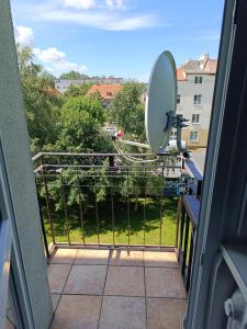 Balkon lub taras w obiekcie Apartament ul. Wczasowa 300 m od morza