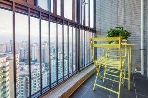 Μπαλκόνι ή βεράντα στο Clovis Apartment广交会期间免费穿梭巴士
