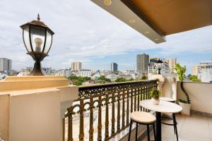 Balkón nebo terasa v ubytování CAMY Hotel Vung Tau