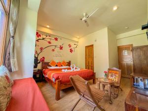 Predel za sedenje v nastanitvi Sparsh Resort, A Boutique Stay - Just 2kms uphill from Mall Road, near Old Manali