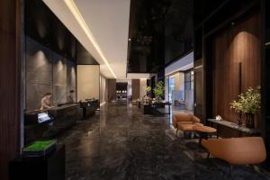 Posezení v ubytování Intercity Hotel Chengdu High-tech Global Center