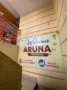 Certifikát, hodnocení, plakát nebo jiný dokument vystavený v ubytování Swamy's Aruna Residency