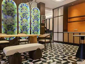 Χώρος καθιστικού στο Renjoy Hotel -Xiamen Zhongshan Road Pedestrian Street