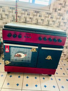 Kuchyň nebo kuchyňský kout v ubytování Appartement Ella Meublé