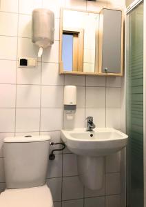Kúpeľňa v ubytovaní Sanatorium Równica