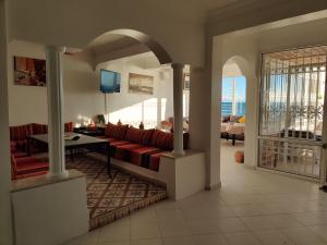 Χώρος καθιστικού στο Surfstay Taghazout 2