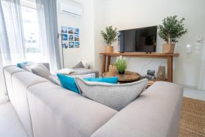 Et tv og/eller underholdning på FeWo Traum auf Rhodos