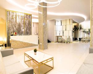 Posezení v ubytování Emerald Hotel
