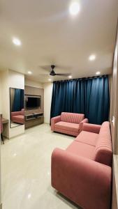 Hotel shree ji inn的休息区
