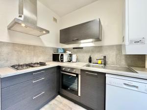 Dapur atau dapur kecil di Le Gueodet - T3 en plein Centre