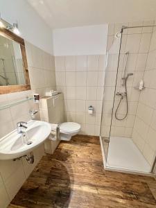 Koupelna v ubytování Haus Friedrichsburg - Bergbahnen von Mai bis November inklusive