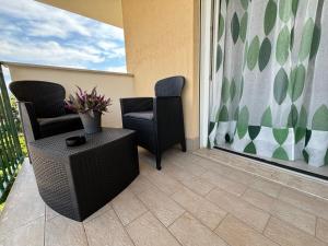 Posezení v ubytování La terrazza di Sferra