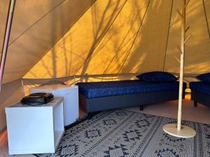 Glamping de Hof van Eeden的休息区