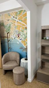 Posezení v ubytování Hana Apartment Ohrid