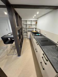 Η κουζίνα ή μικρή κουζίνα στο Ferienwohnung Kati +6 φωτογραφίες