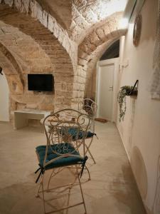 TV a/nebo společenská místnost v ubytování Dimora D'archi