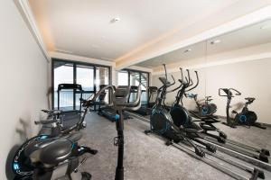 Posilňovňa alebo fitness centrum v ubytovaní Berghotel Schmittenhöhe - 2000m