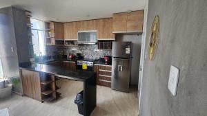 Кухня или мини-кухня в Departamento exclusivo ica
