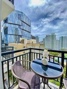 Balkón nebo terasa v ubytování Cityscape Grand Tower Cebu