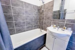 Koupelna v ubytování Hotel Joly