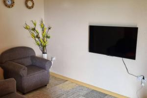 TV a/nebo společenská místnost v ubytování Olivia's Island Serenity Apt1