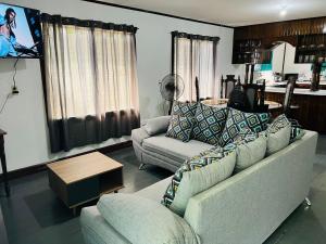 Posezení v ubytování Blue Sky Retreat