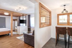 Postel nebo postele na pokoji v ubytování Pension Vorberghof- Bauernhofurlaub
