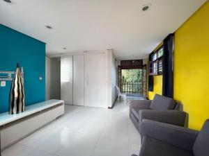 Posezení v ubytování Rey House