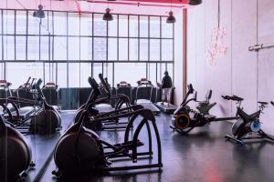 Fitness centrum a/nebo fitness zařízení v ubytování Studio2914