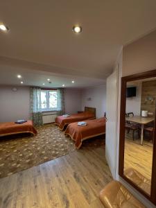 Postel nebo postele na pokoji v ubytování Toila Pikk Apartment
