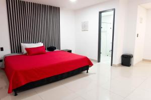 Postel nebo postele na pokoji v ubytování Hotel Ofix