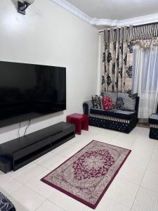 TV a/nebo společenská místnost v ubytování Michenzani Flat