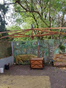 Κήπος έξω από το Pousada Vale das Águas