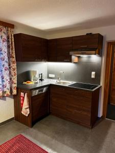 Kuchyň nebo kuchyňský kout v ubytování Haus Steissbach