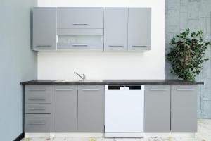 Benedikt City Center Hostel的厨房或小厨房