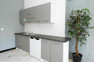 Benedikt City Center Hostel的厨房或小厨房