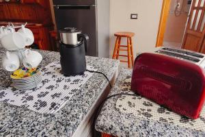 Χώρος καθιστικού στο Flowers House Appartamento a Quartu S Elena