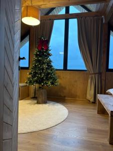 Postel nebo postele na pokoji v ubytování Forest360