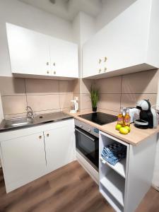 Nhà bếp/bếp nhỏ tại Schwert City Loft S71